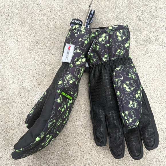 DC Shoes Skull Snow Winter Gloves - Picture 8 of 11